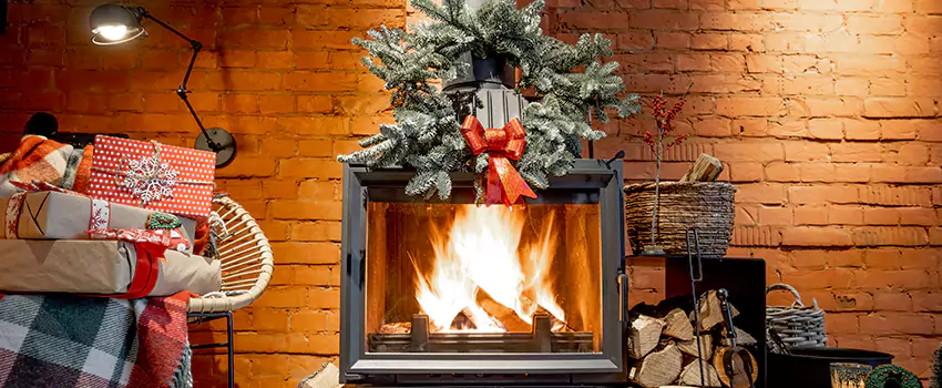 Travis Industries Linear Gas Fireplace Installation in South Plainfield, New Jersey