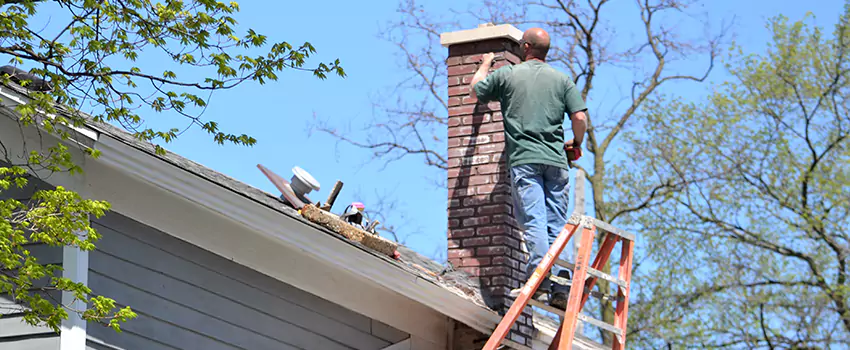 Vinyl and PVC Chimney Flashing Installation in South Plainfield, NJ