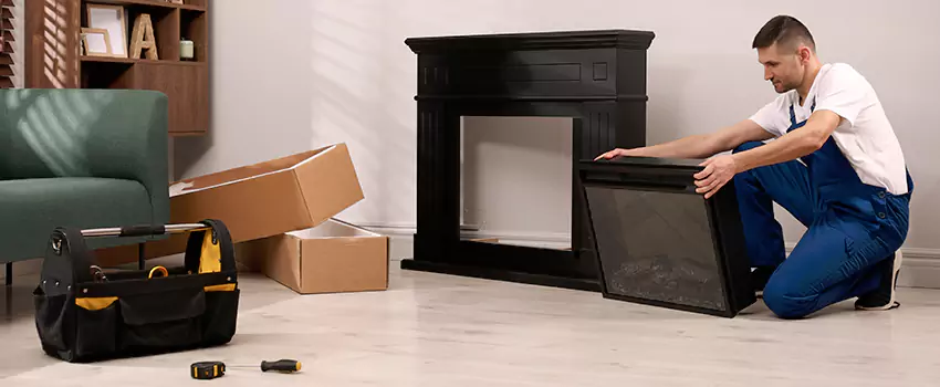 Old Rusted Metal Fireplace Repair And Replacement in South Plainfield, NJ